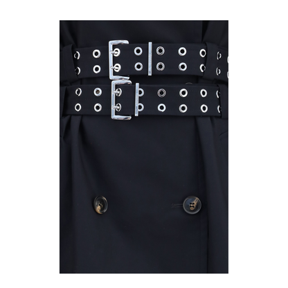 MAYFEYR - Ganni - Double Breasted Cotton Trench Coat - A1010222099