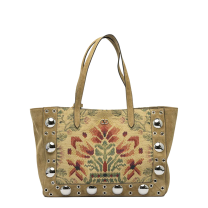 Medium Tote Bag Nellcôte in Jacquard Fabric