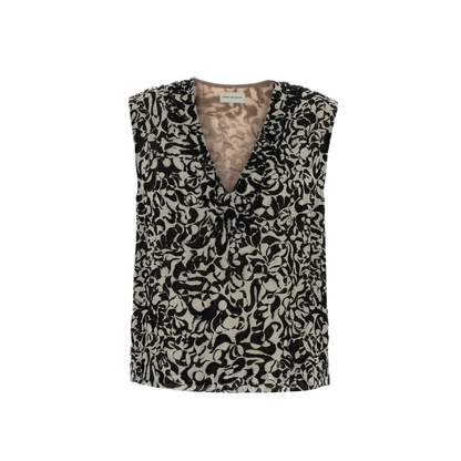 MAYFEYR - Dries Van Noten - Printed Crepe College Top - 2611307883006900