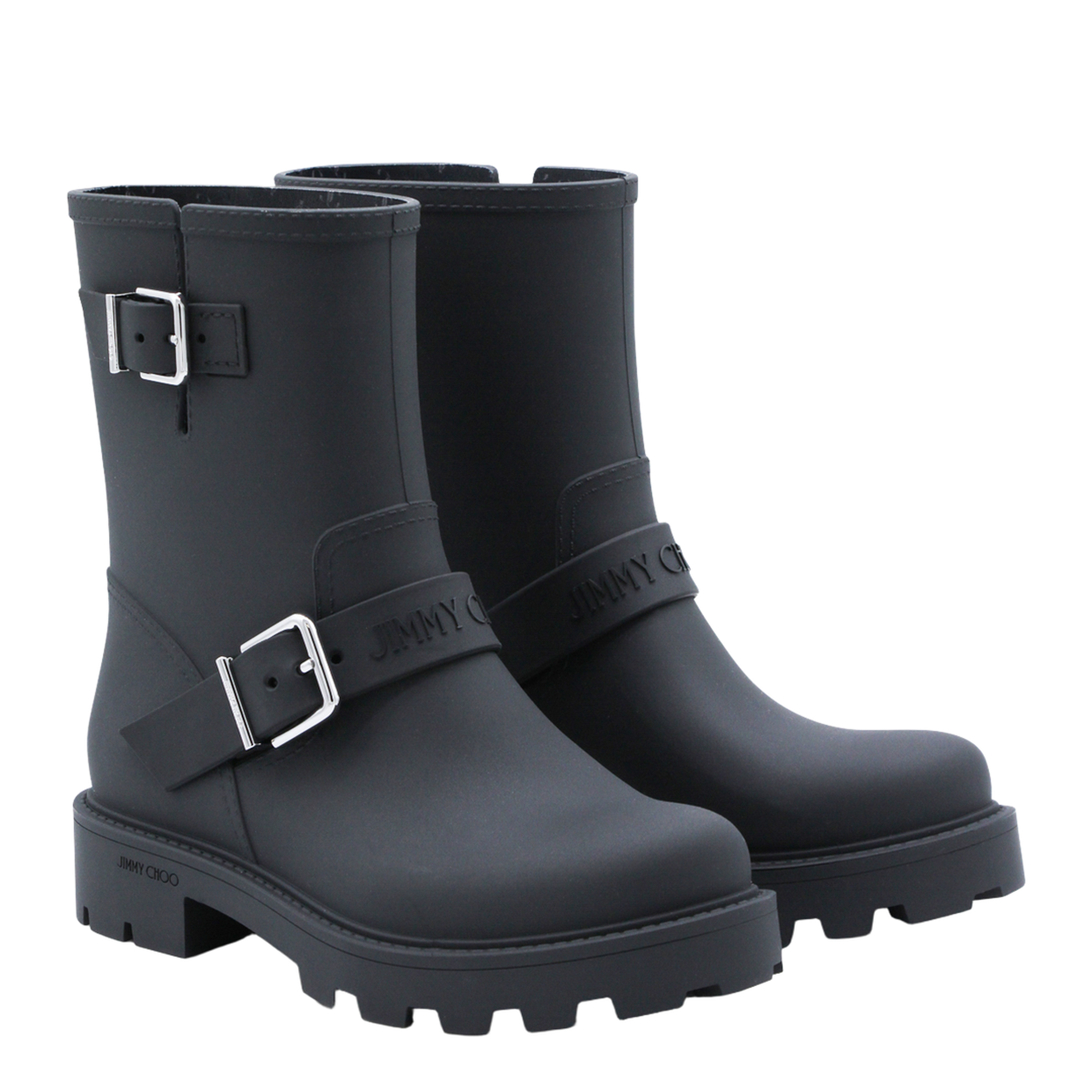 MAYFEYR - Jimmy Choo - Boots Light Grey - BIKERRAINTPY010003
