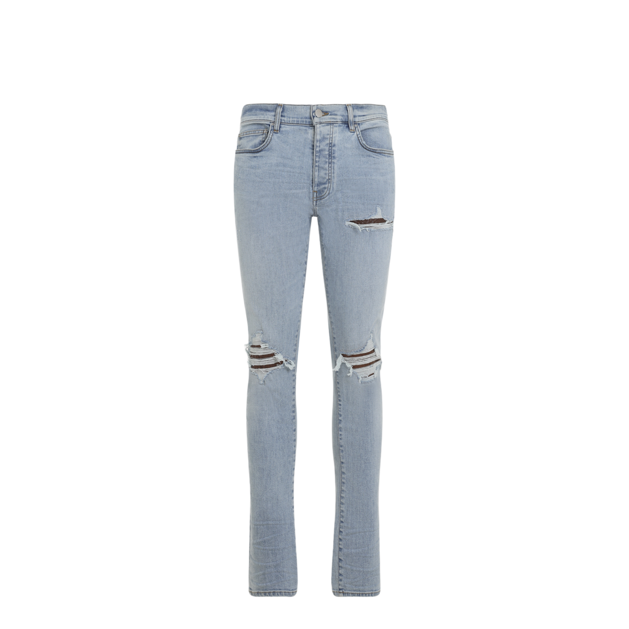 MAYFEYR - Amiri - Crochet Leather Mx1 Jeans - AMBMJE1057