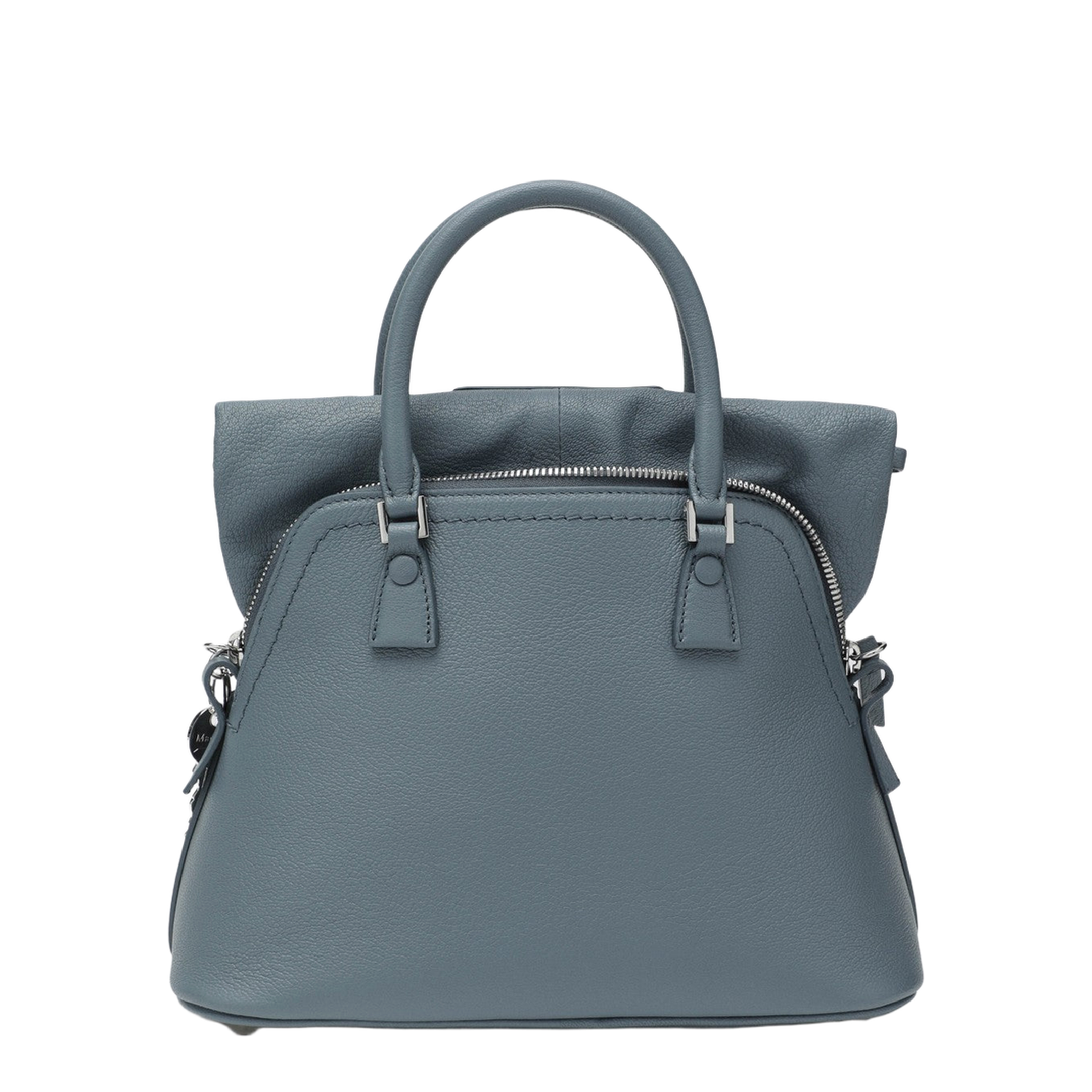Maison Margiela 5AC Classique Mini Goat Leather Bag - Blue-Grey