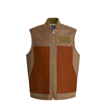 MAYFEYR -  - Sleeveless Wool Jacket - WPV002W251BEIGEXBRNX