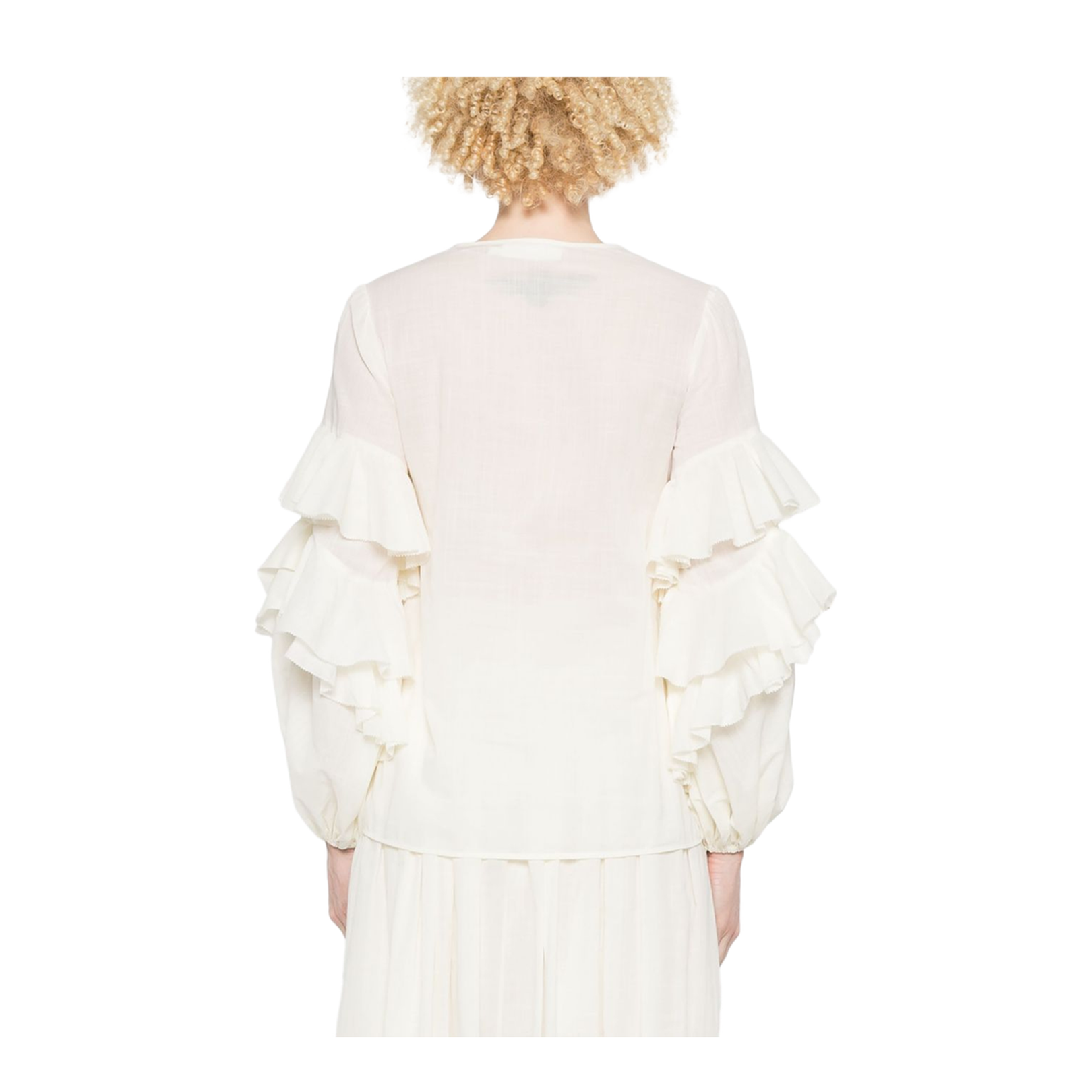 Ivory White Blouse