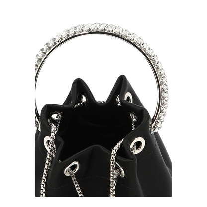 MAYFEYR - Jimmy Choo - Bon Bon Mini Handbag - BONBONVKMBLACKCRYSTAL