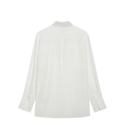 MAYFEYR - Toteme - White Silk Crêpe De Chine Shirt - 263-WRT0891FB0115059
