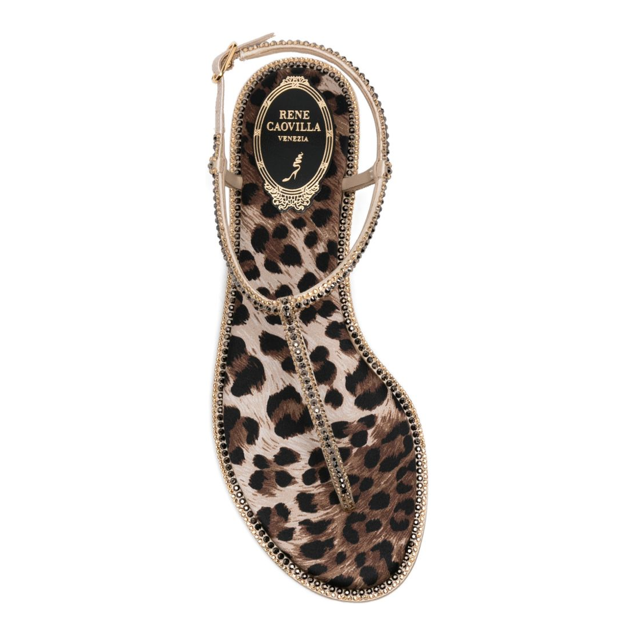 MAYFEYR - Rene' Caovilla - Sandals Leopard Print - C09375-010R001Y450