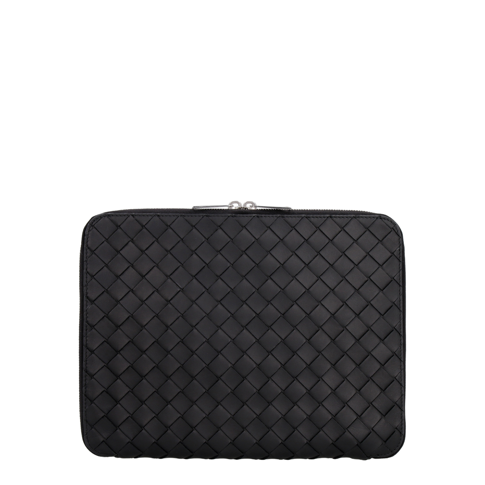 Woven Leather Clutch Bag