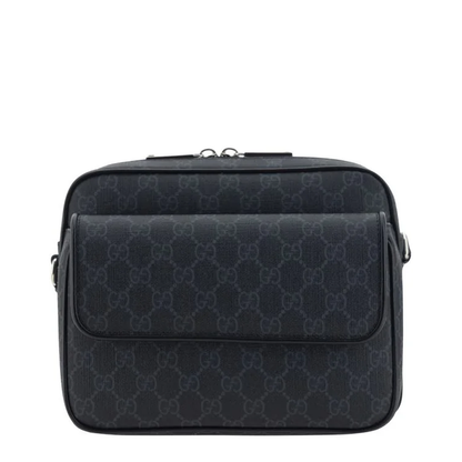 GG Black Small Leather Crossbody Bags - Black