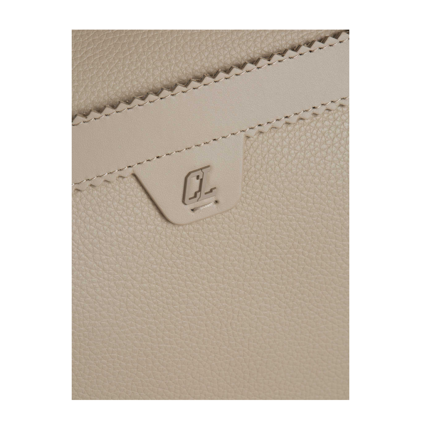 Travel Bag Clutch Pebbled Leather
