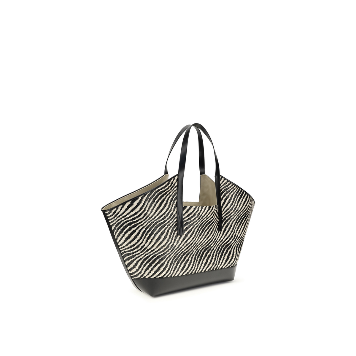 MAYFEYR - Marni - Raffia Effect Fabric Tote Bag - SHMP0162A1P984100N99