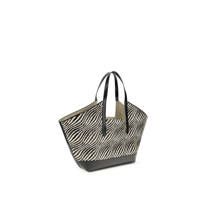 MAYFEYR - Marni - Raffia Effect Fabric Tote Bag - SHMP0162A1P984100N99