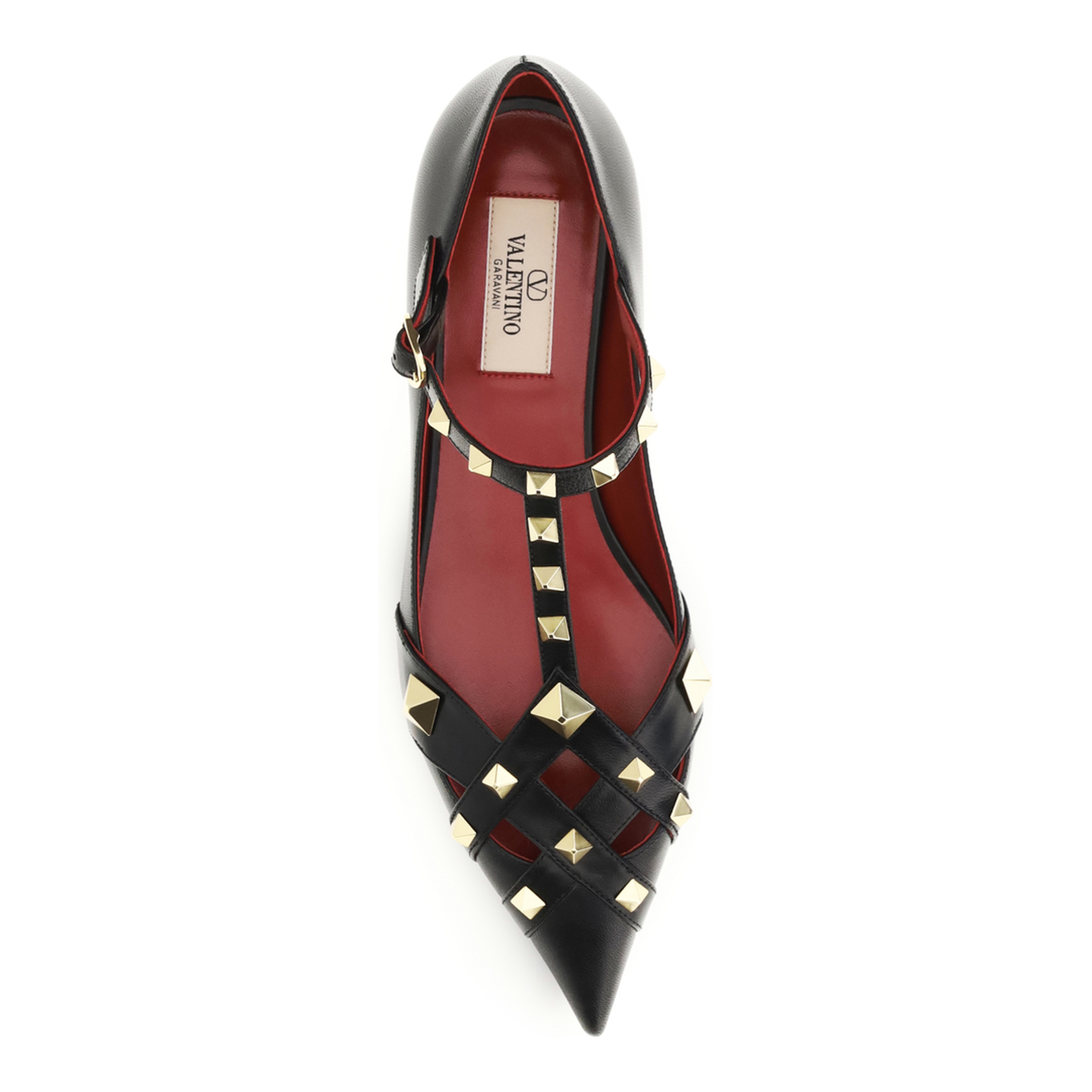 MAYFEYR - Valentino - Studdy Ballerinas In Kidskin - 9W2S0PQ9JYW0NO