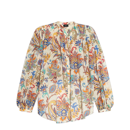 Patterned Loose-Fit Shirt