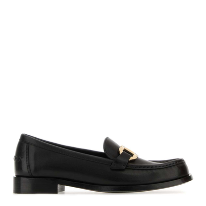 MAYFEYR - Ferragamo - Black Leather Maryan Loafers - 01H7047697551CNERO