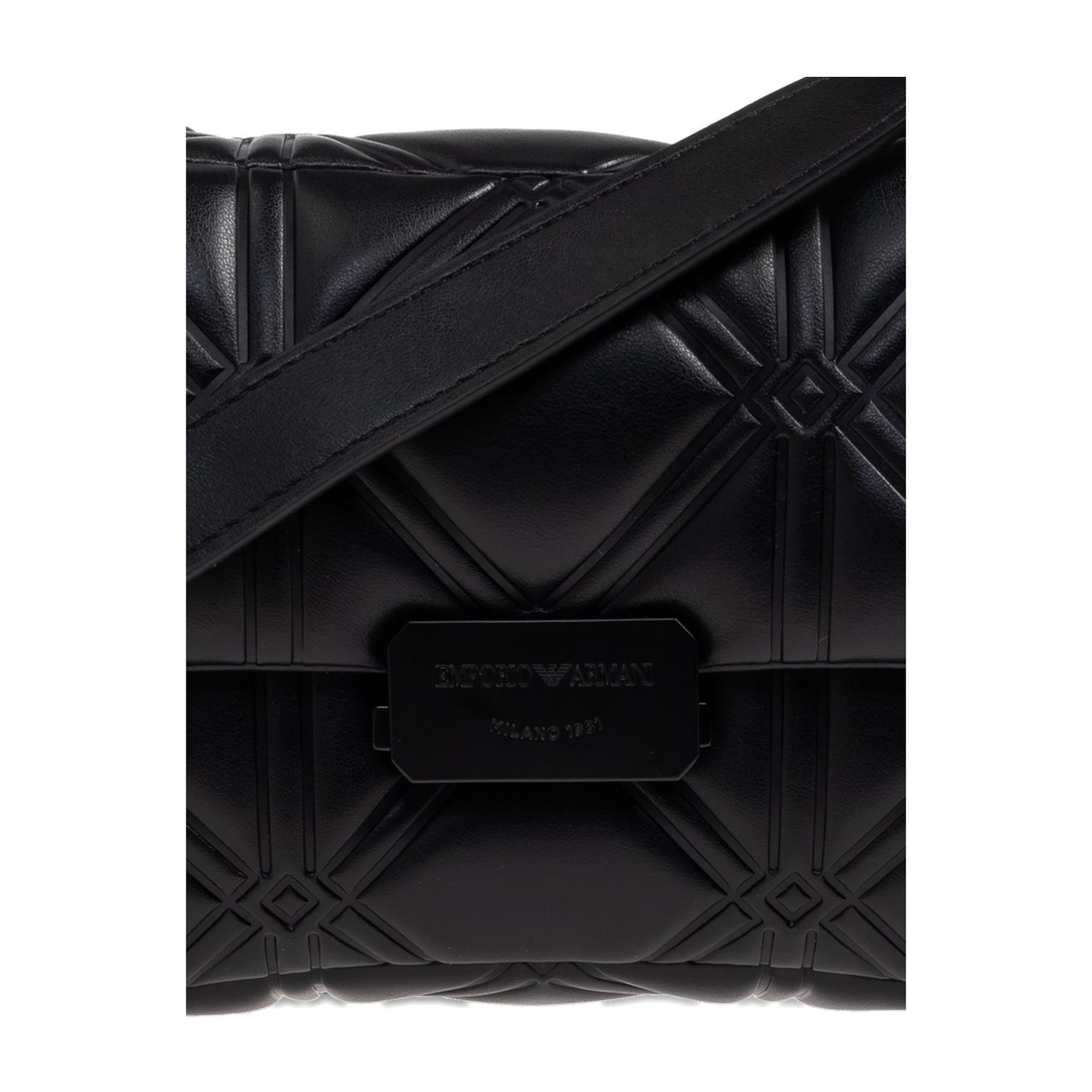 Cassandra Small Imitation Leather Shoulder Bag - Nero