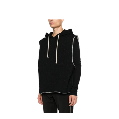 MAYFEYR - Rick Owens - Sweatshirt Vest With Drawstring Hood - RU02F4153WFE09