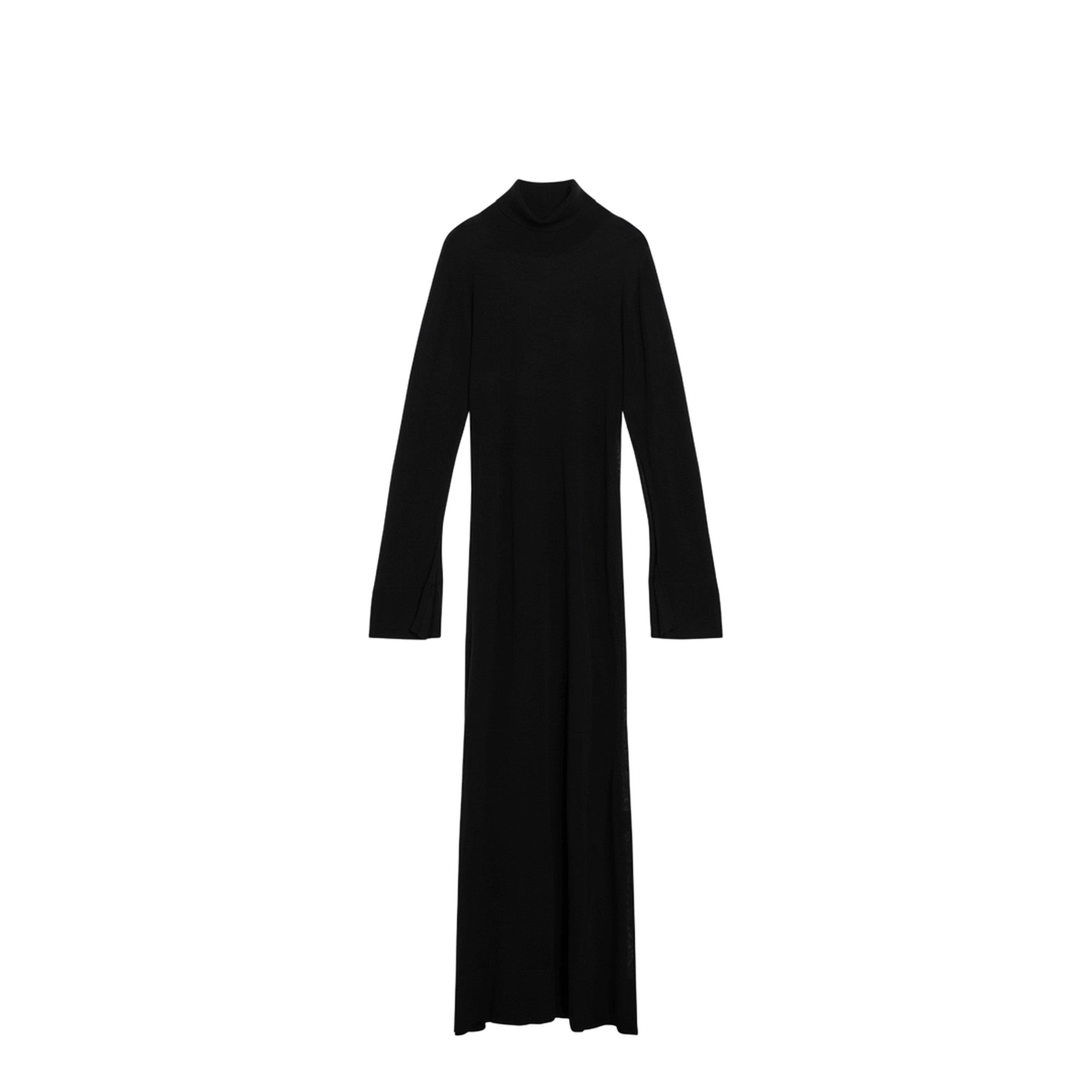 MAYFEYR - Toteme - Black Cashmere Blend Turtleneck Dress - 253-WRD0236YA0079001