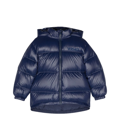 Down Jacket With Logo