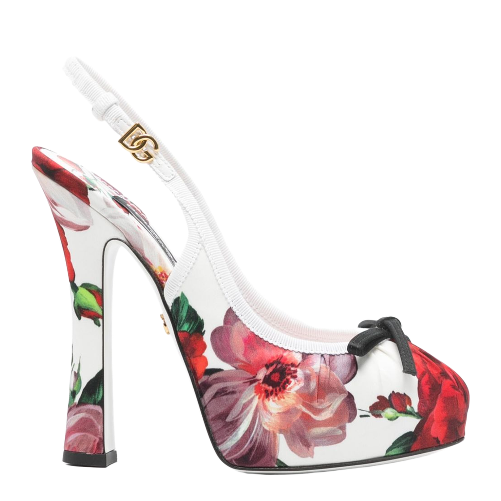 Sculpted Heel Slingback Shoes
