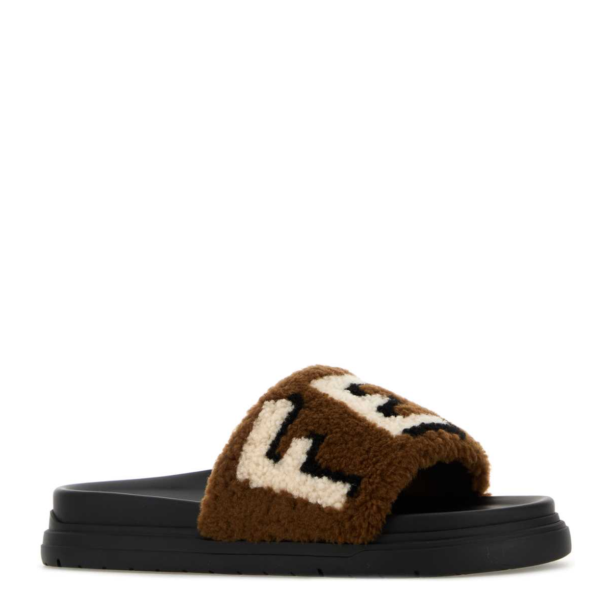 MAYFEYR - Fendi - Multicolor Shearling Slippers - 7X1824AYA7F1TPP