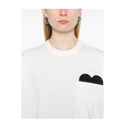 Soft Cotton Jersey T-Shirt in Chalk