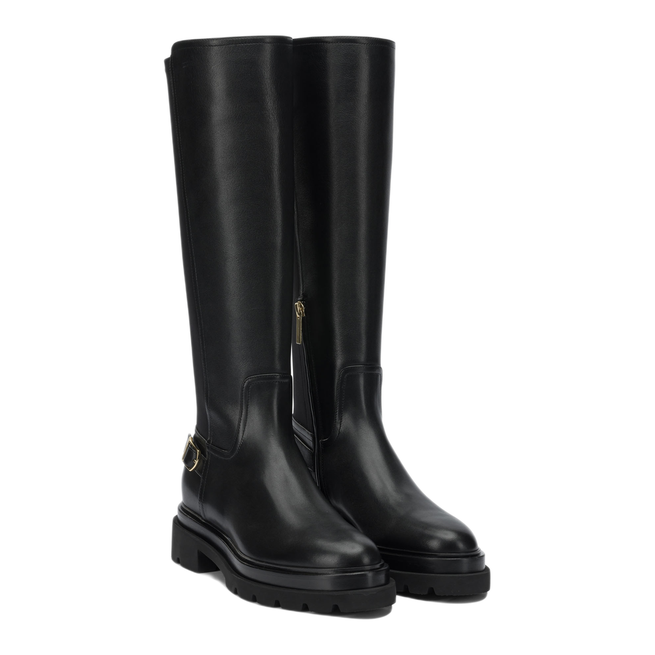 MAYFEYR - Santoni - Leather Knee High Boots - WSEI71065GOMTYION01