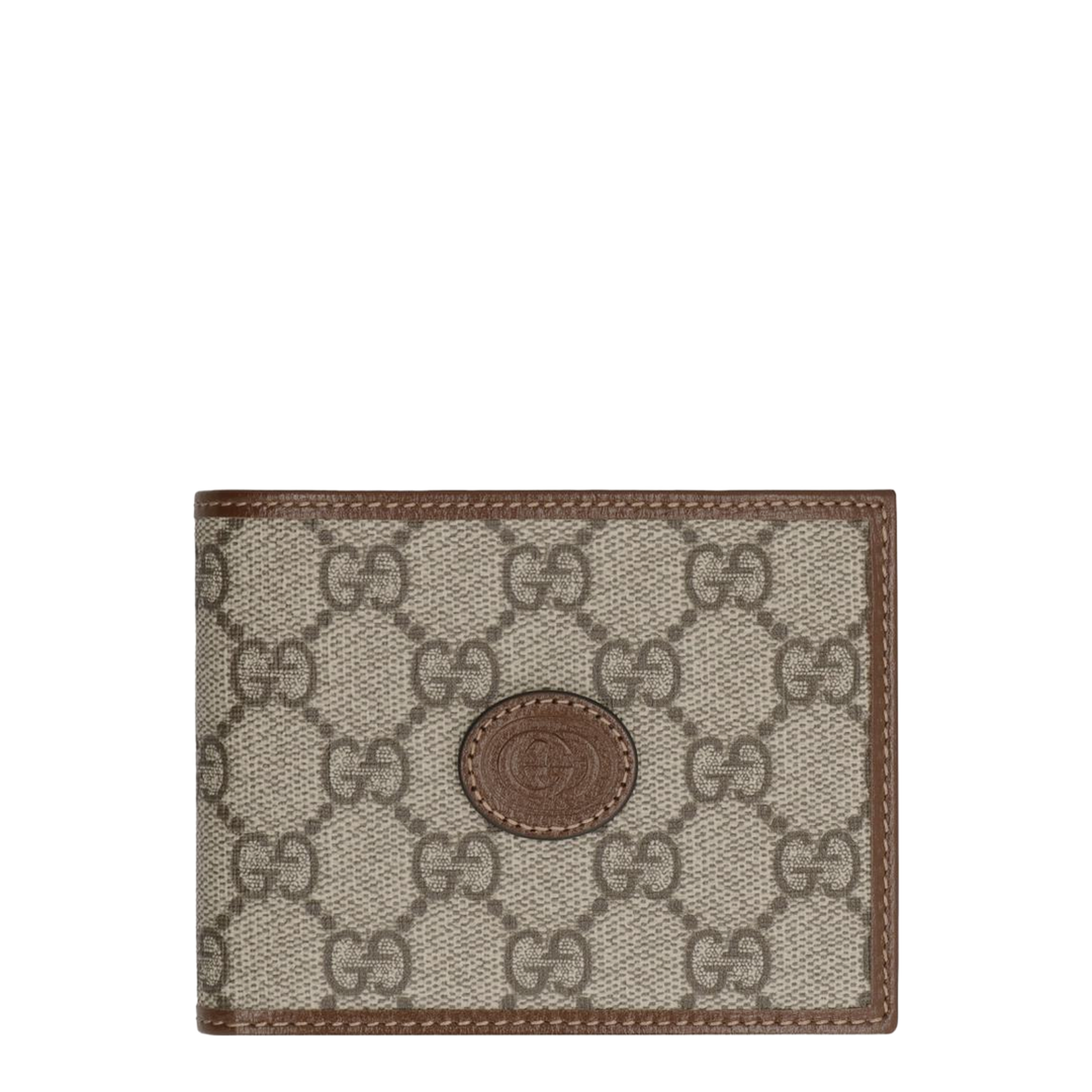 Horsebit 1955 Canvas Card Case Wallet - Brown