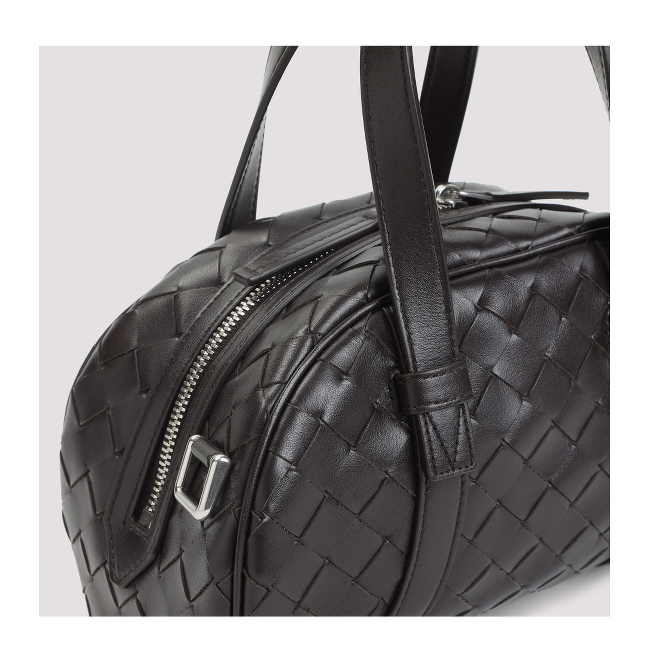 Shoulder Bag with Woven Design