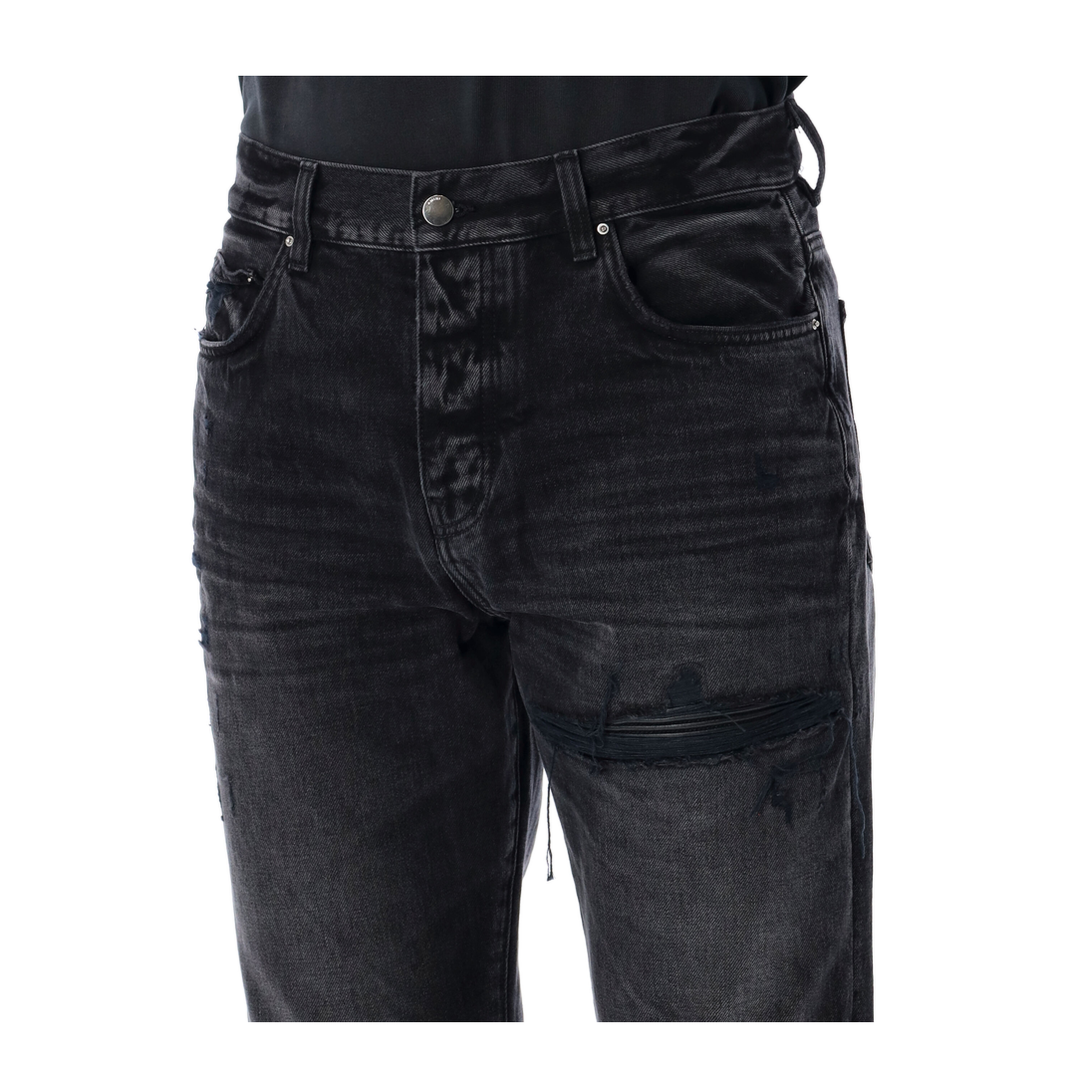 Leather Straight MX1 Jean