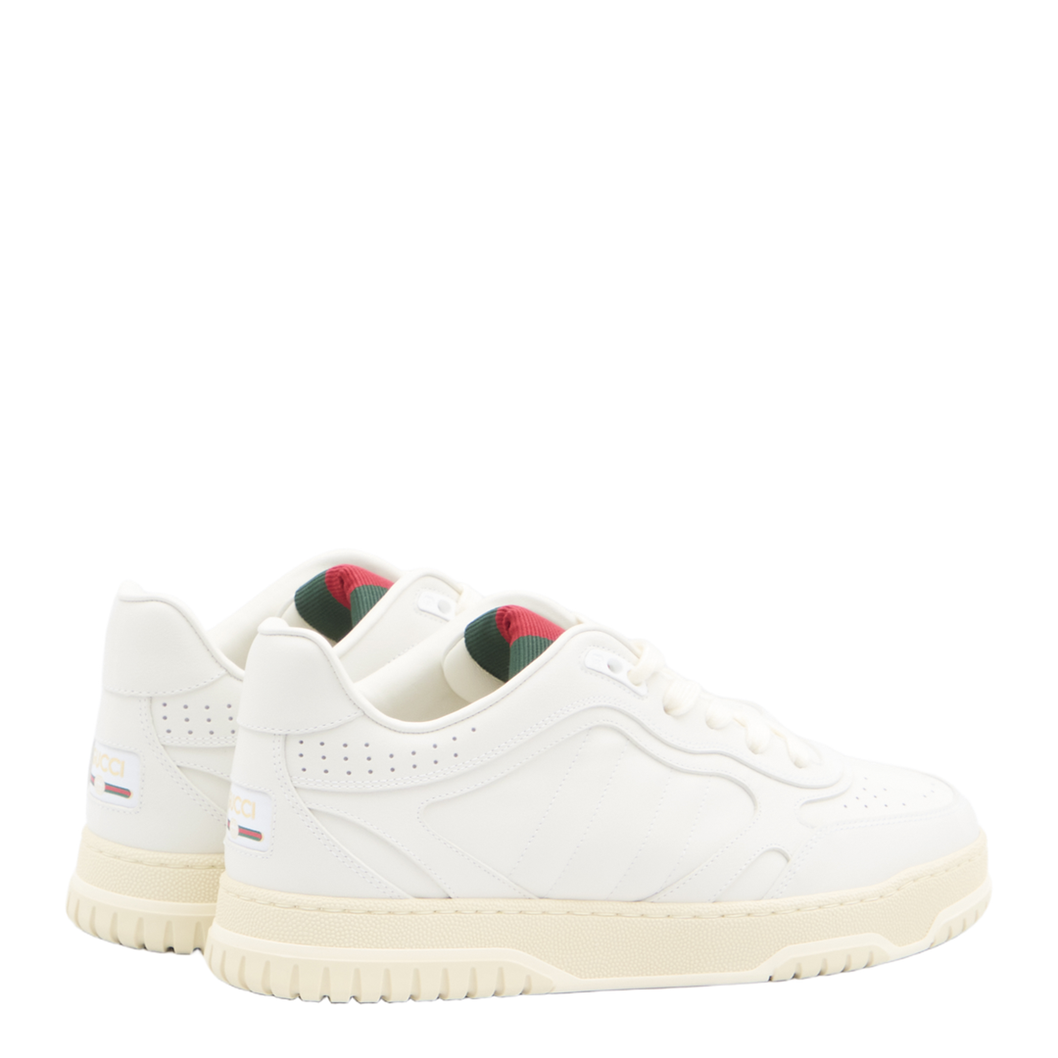 Re-Web Trainer in White Leather