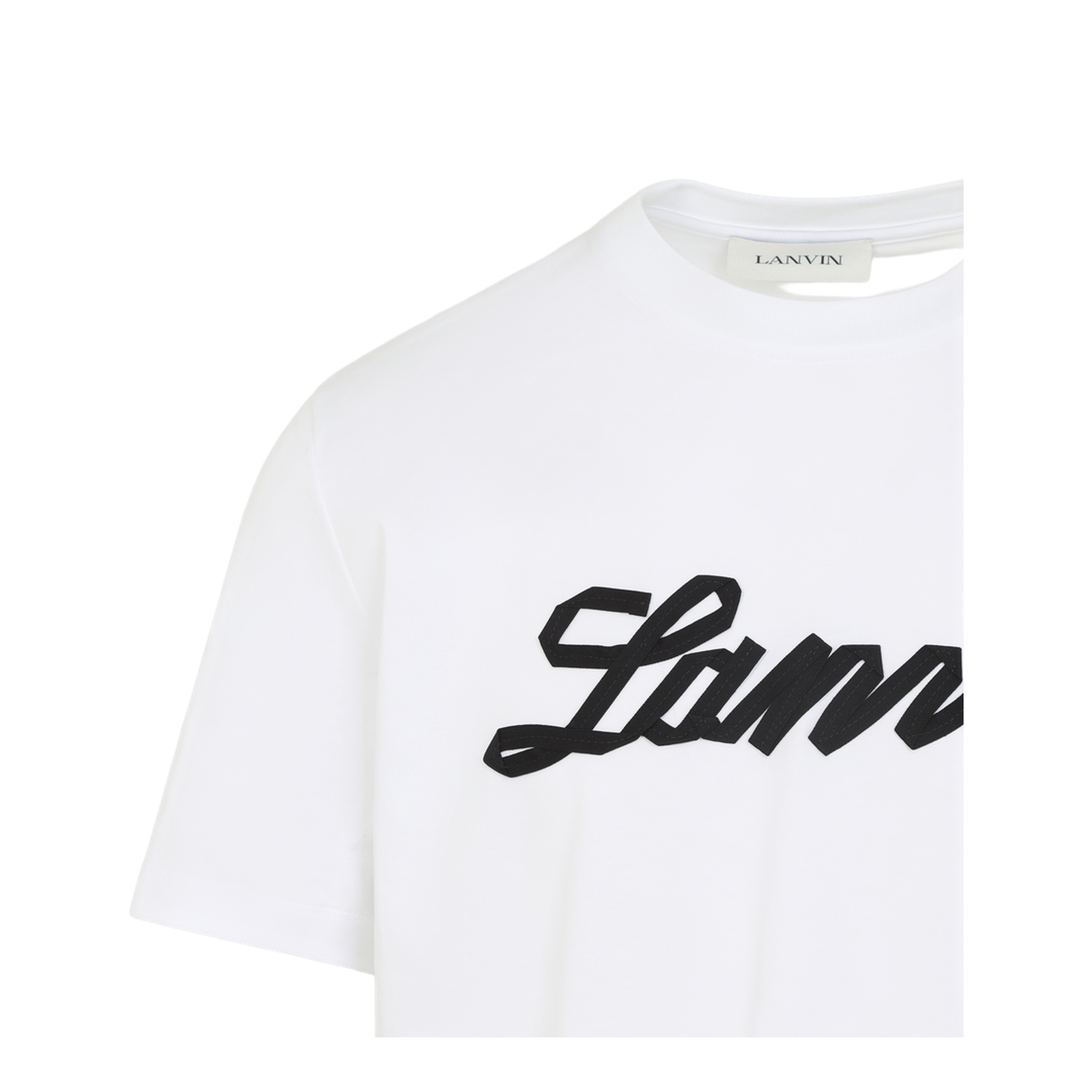 MAYFEYR - Lanvin - Embroidered Logo T-Shirt - RMTS0012J308P26