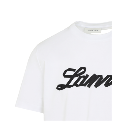 MAYFEYR - Lanvin - Embroidered Logo T-Shirt - RMTS0012J308P26