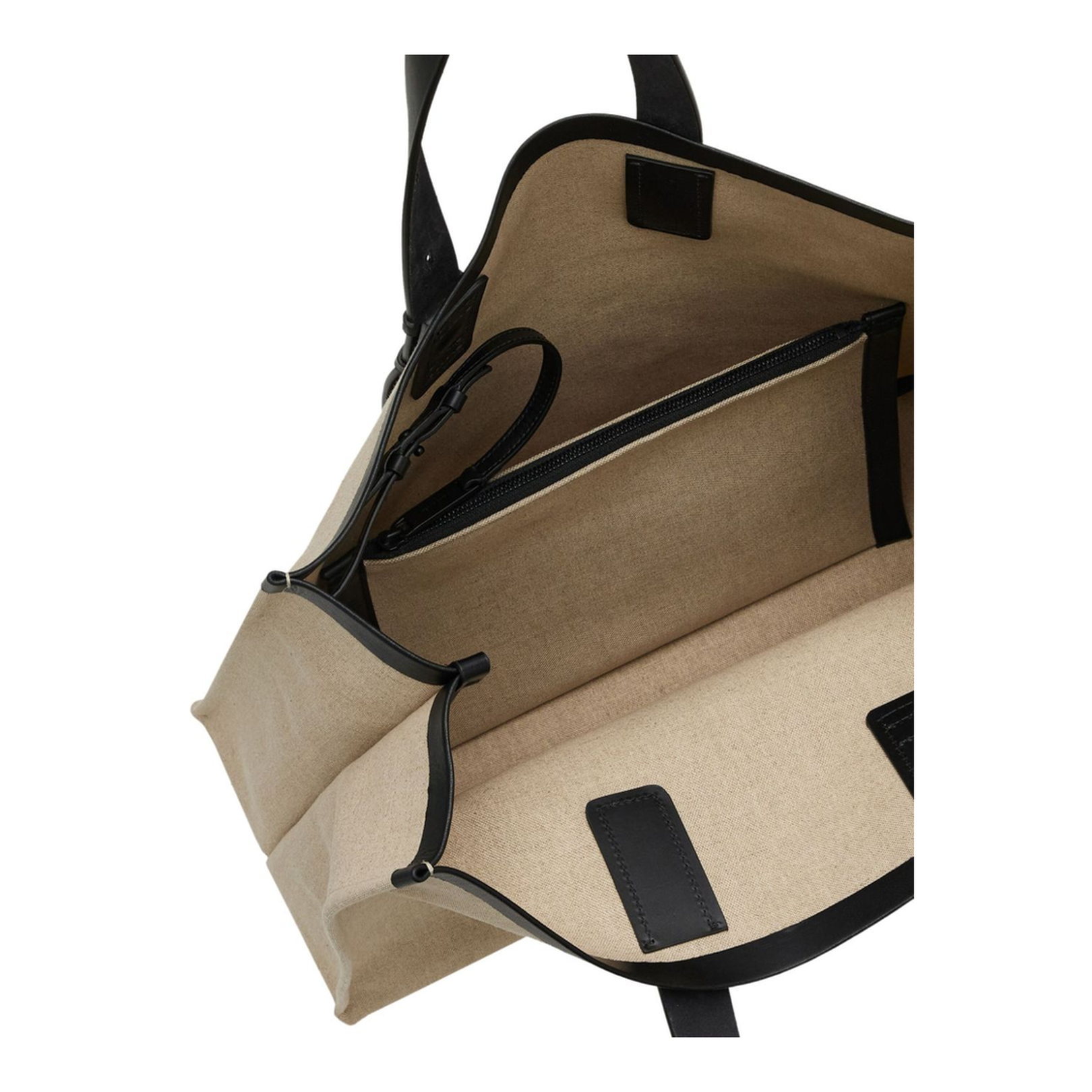 Logo-Embossed Leather Tote