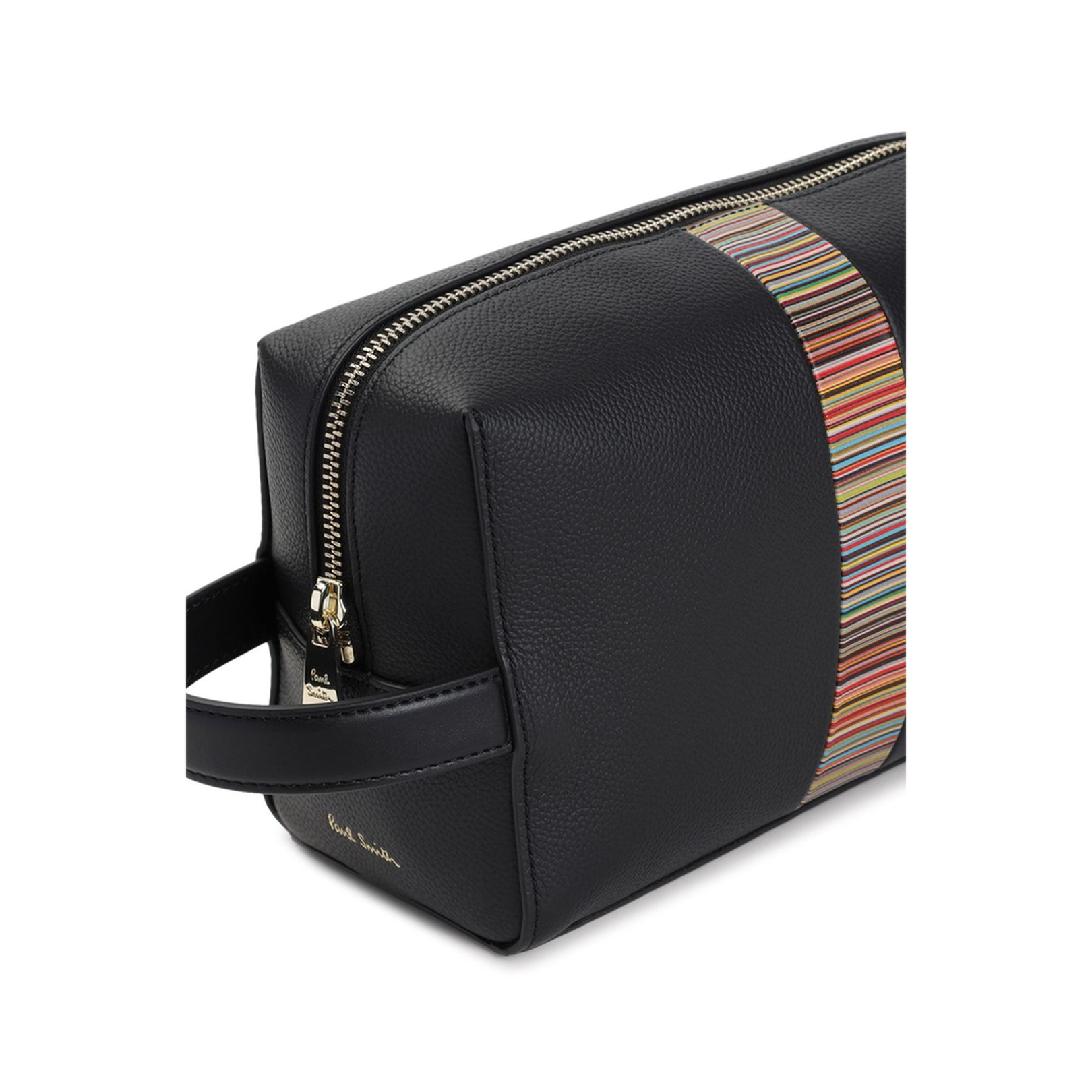 Signature Stripe Leather Beauty Case