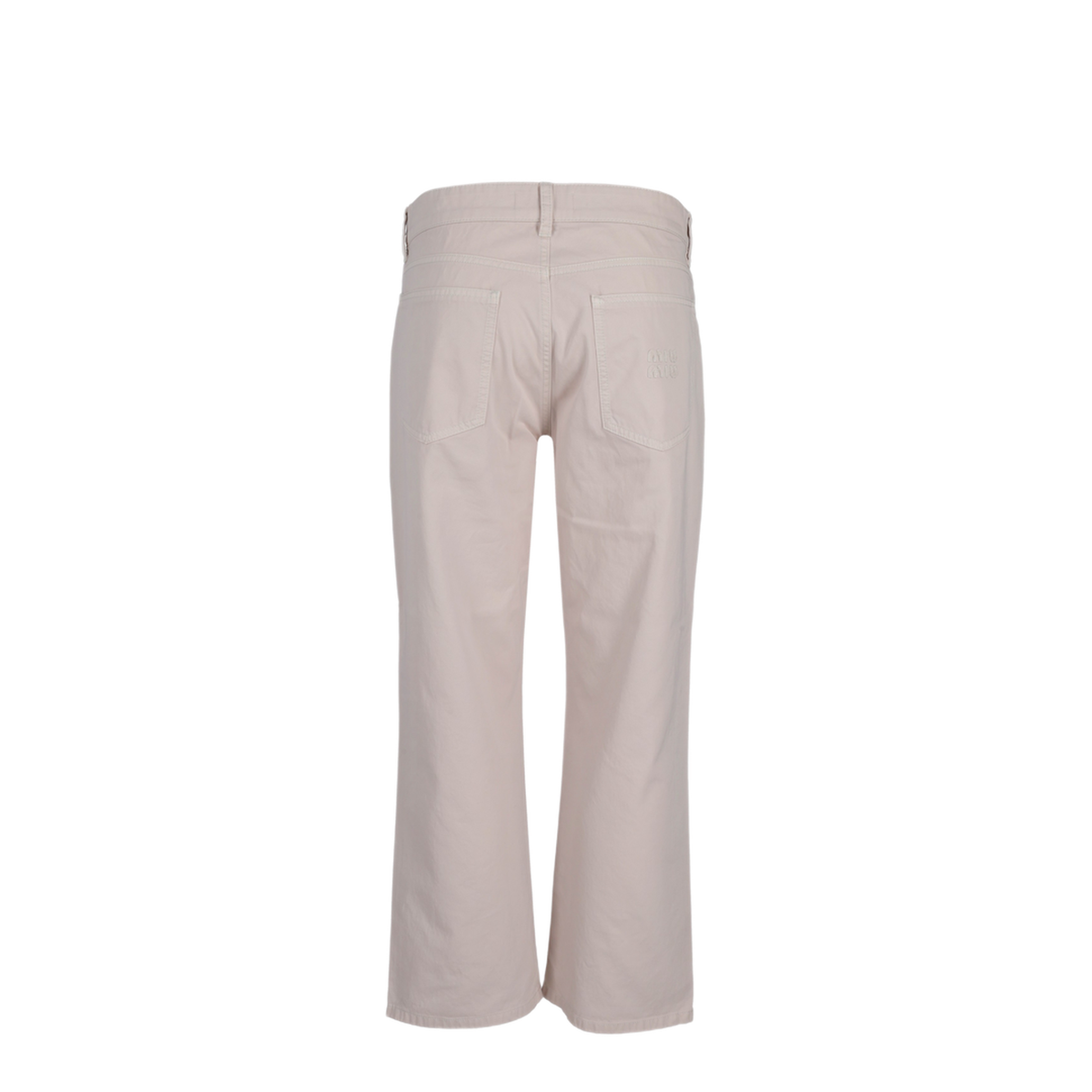 MAYFEYR - Miu Miu - Denim Trousers White - GWP613SOOO197VF0009