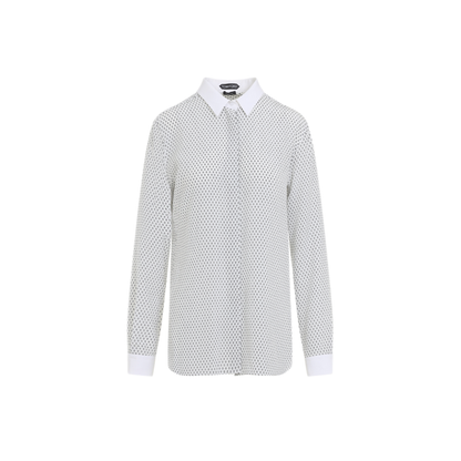 MAYFEYR - Tom Ford - Multi Argyle Printed Silk Shirt - CA3355FAP263WNL