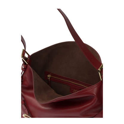 Medium Voyou Bag in Shiny Leather