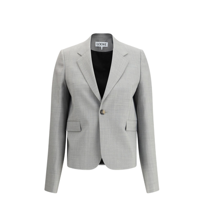 Jacket in Wool Grey