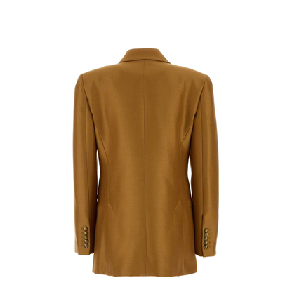 Caramel Wool Blend Hypnotic Blazer
