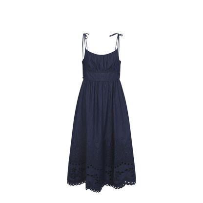 MAYFEYR - Zimmermann - Mahon Broderie Denim Midi Dress - 8319DSS263