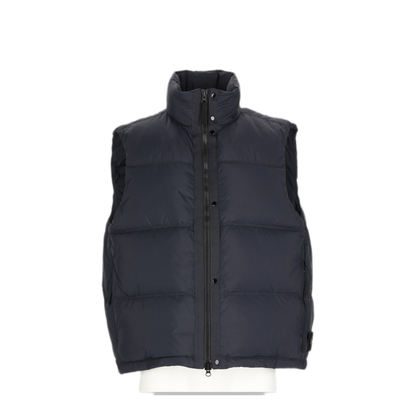 MAYFEYR - Stone Island - Navy Blue Quilted Nylon Vest - L2S15G100004S0483V0020