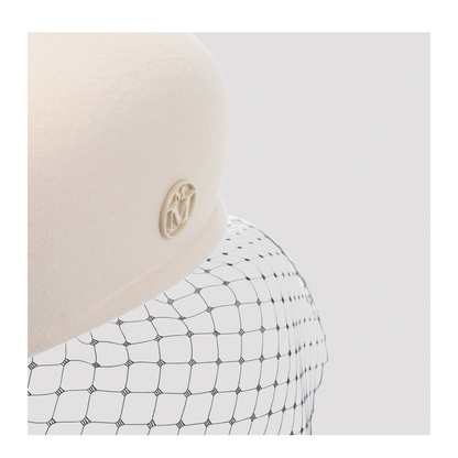 MAYFEYR - MAISON MICHEL - New Bonnie Veil Hat - 1088032001BEIGE