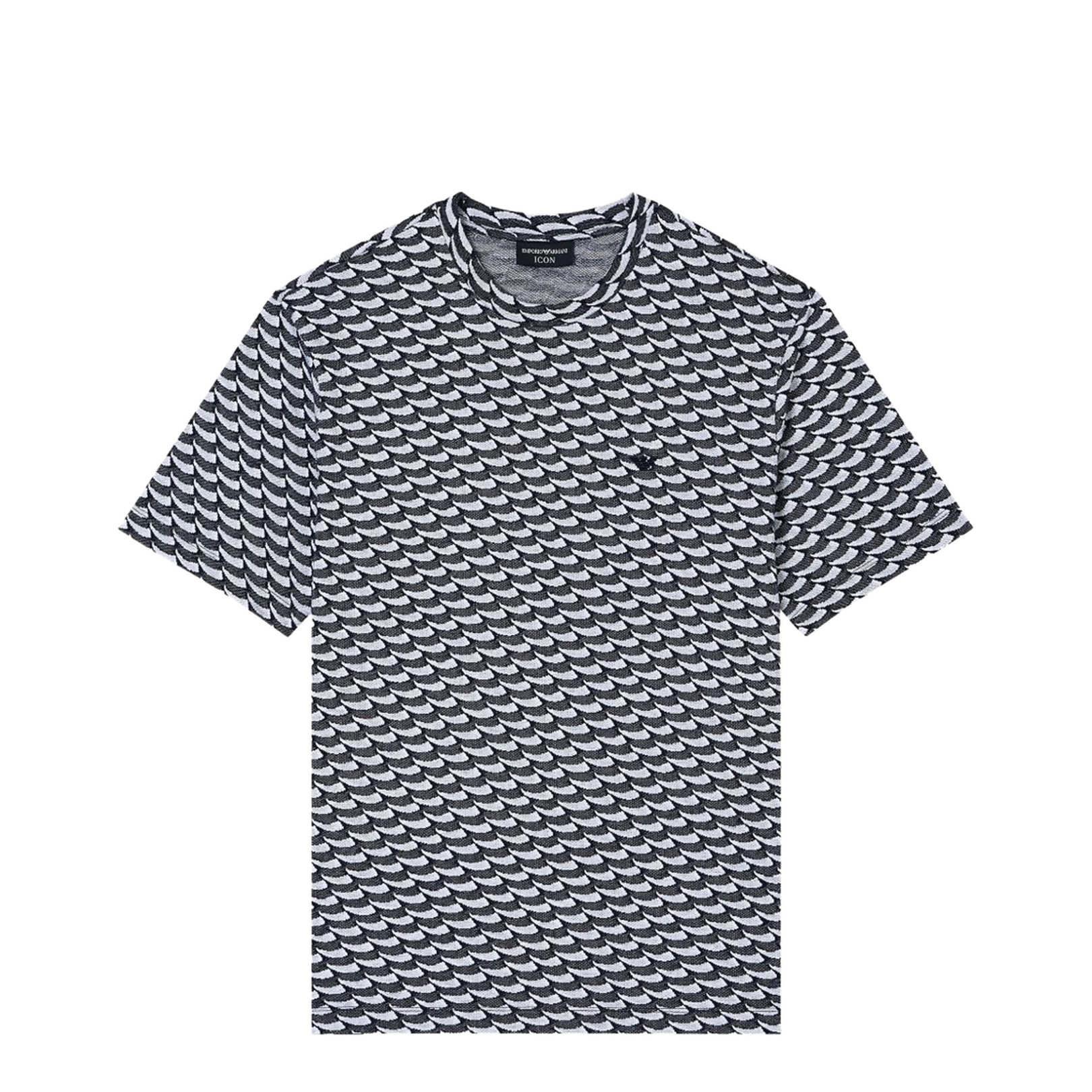 Icon Jacquard Jersey Jumper with Op-Art Motif