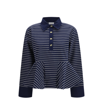 MAYFEYR - Ganni - Striped Polo Shirt - A1050063