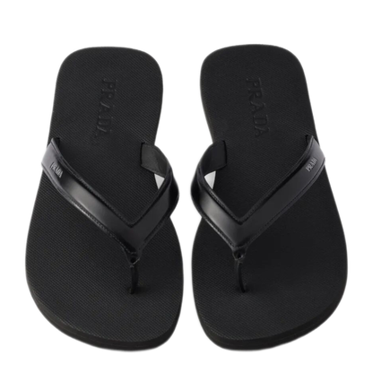 MAYFEYR - Prada - Brushed Leather Flip-Flops - 2Y3162FG001055F0002