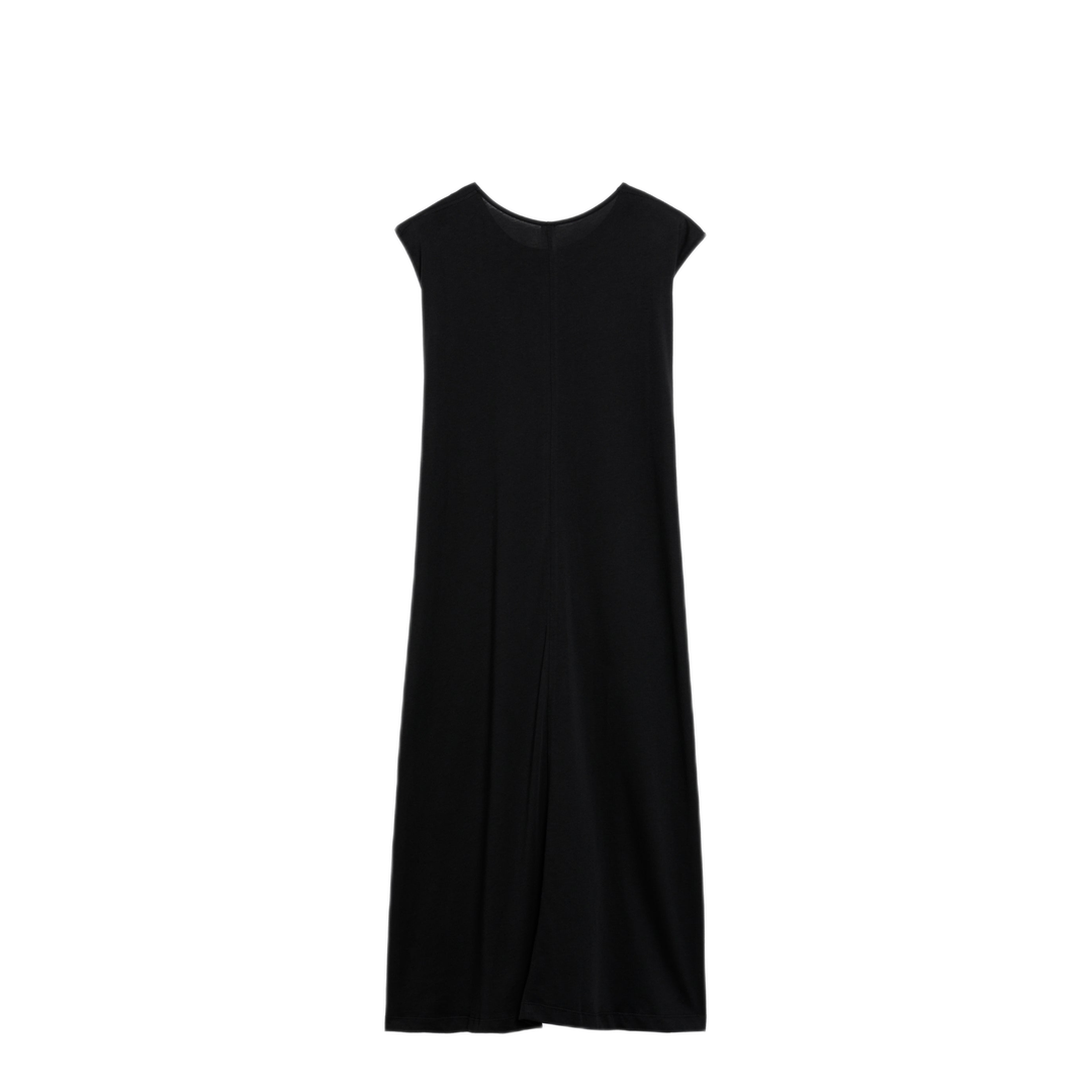 MAYFEYR - Toteme - Maxi Jersey Dress With Belt In Black Cotton - 263-WRD0347FB0669001