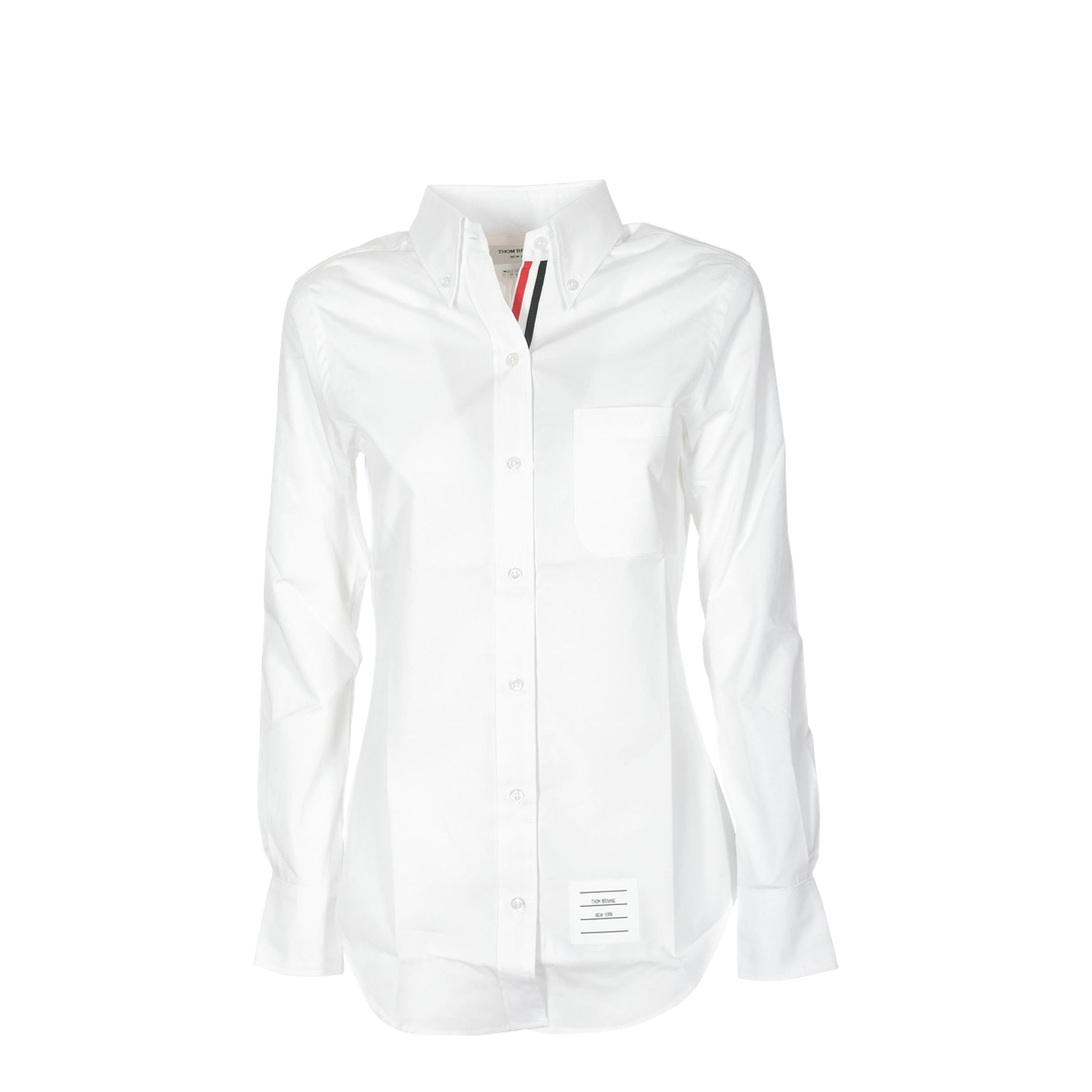 MAYFEYR - Thom Browne - Button-Down Shirt In White - FLL005E03113100