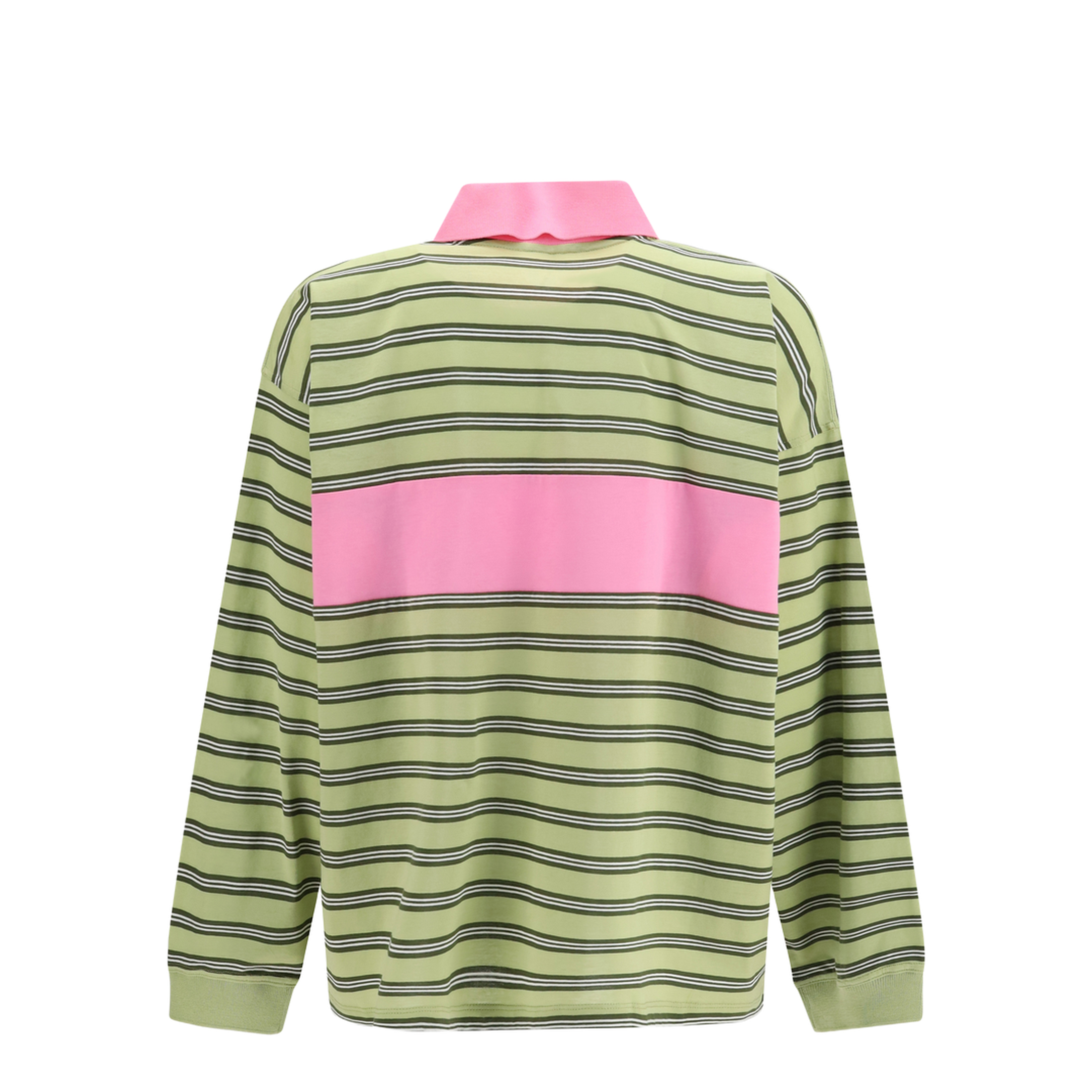 MAYFEYR - Versace - Striped Intarsia Cotton Polo With Embroidered Logo - 10259091A18439
