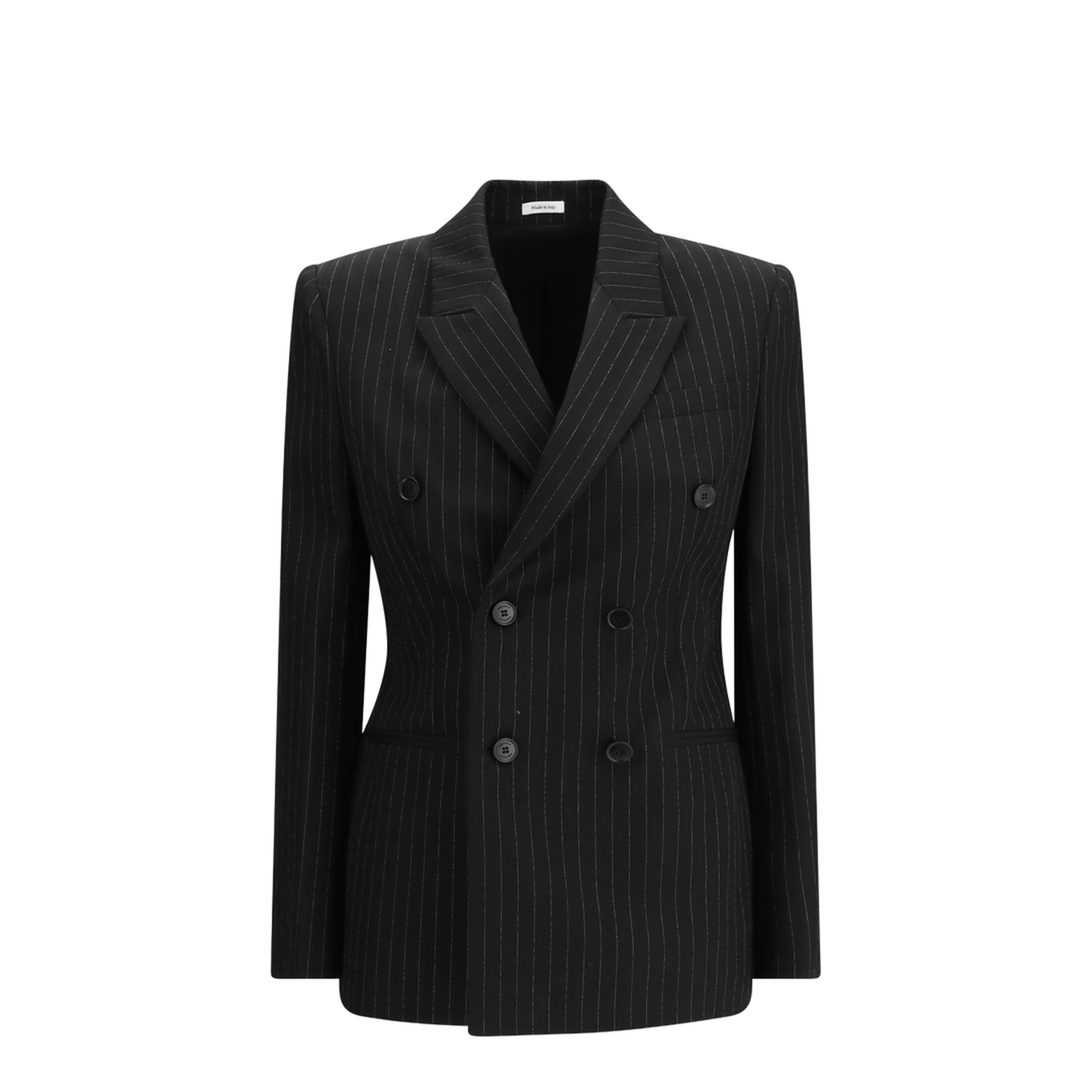 MAYFEYR - Alexander Mcqueen - Pinstriped Double-Breasted Jacket - 857603QJAFX